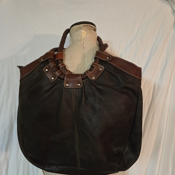 Fossil Dark Brown Leather Shoulder Bag - Picture 10 of 11